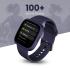 HiFuture EDGE Bluetooth 5.3 Fashion Aluminum Smart Watch Smartwatch Dual Core, 1.72" HD display, 1 ATM Water Resistant, up to 7 days Battery Life, over 100 Sports Modes, AI Enhanced Health Monitoring - Black